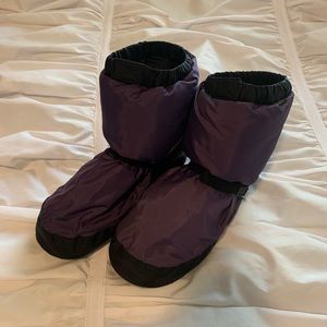 Purple Bloch Warmup Booties